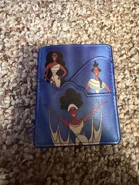Blue Illustrated Women’s Wallet - Fashion-Print Clutch
